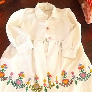 Girl's Spring  ensemble (dress + coat)